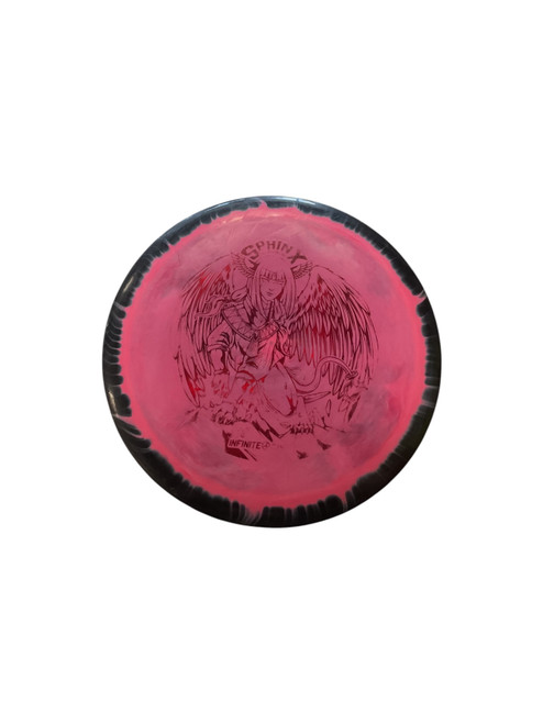 Vist Large View of Product Image Which is Used Infinite Discs SPHINX Disc Golf Driver Pink