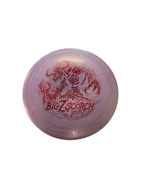 Vist Large View of Product Image Which is Used Discraft BIG Z SCORCH LEDGESTONE 2022 EDITION Disc Golf Driver Pink