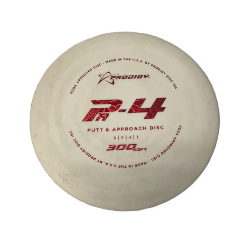 Vist Large View of Product Image Which is Used Prodigy Disc 300 SOFT PA-4 Disc Golf Putter White