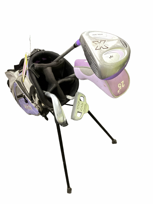 Vist Large View of Product Image Which is Used Precise X TOUR Jr Package Set RH Purple 5 Piece