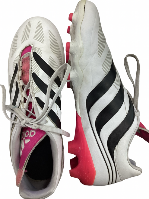 Vist Large View of Product Image Which is Used Adidas PREDATOR Soccer Cleats White Senior 7