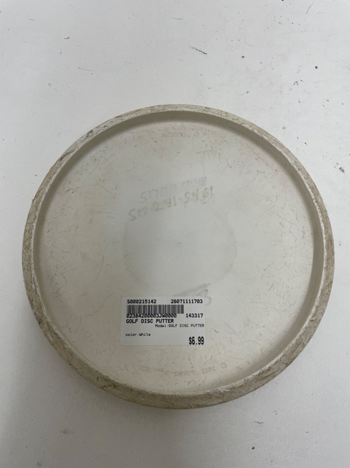 Vist Large View of Product Image Which is Used GOLF DISC PUTTER Disc Golf Putter White
