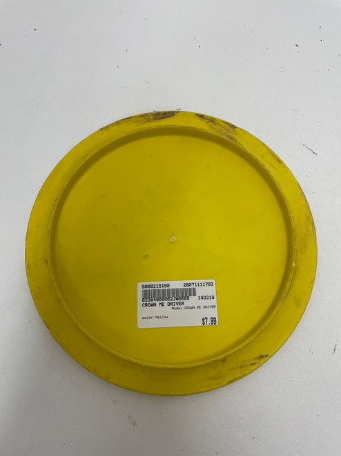 Vist Large View of Product Image Which is Used CROWN ME DRIVER Disc Golf Driver Yellow