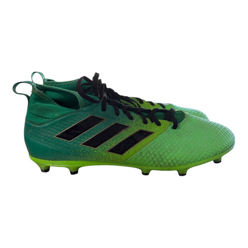 Vist Large View of Product Image Which is Used Adidas Soccer Cleats Green Senior 11