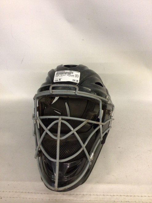 Vist Large View of Product Image Which is Used Under Armour CATCHING HELMET Catchers Helmet w/Mask Black MD
