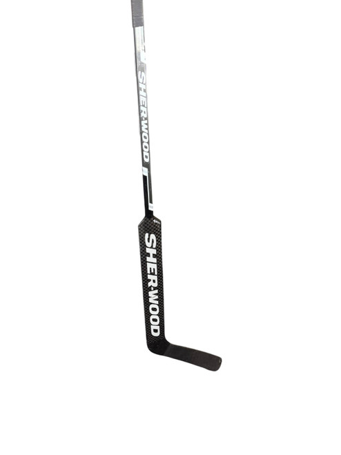 Vist Large View of Product Image Which is Used Sher-wood BPM 120 Senior Goalie Stick Black 27"
