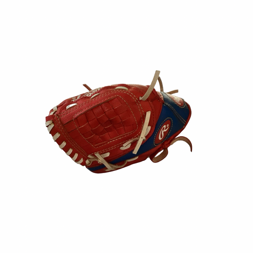 Vist Large View of Product Image Which is Used Rawlings PL91SR BB/SB Glove T-ball Red 9"