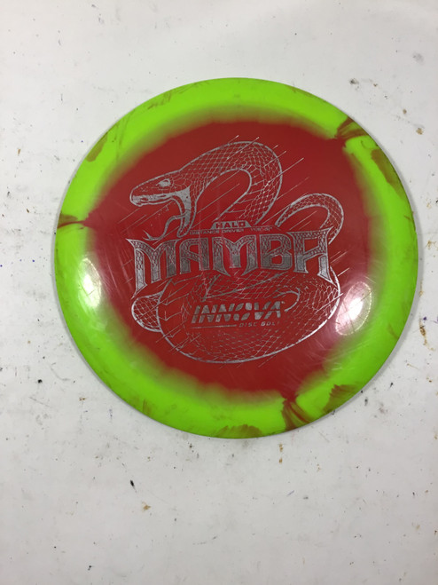 Vist Large View of Product Image Which is Used Innova HALO STAR MAMBA Disc Golf Driver Red 172g