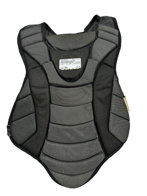 Vist Large View of Product Image Which is Used Adidas YTH CHEST PROTECTOR Catchers Chest Protector Black T-Ball