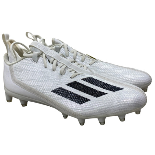 Vist Large View of Product Image Which is Used Adidas Adult FB Cleats White Senior 12