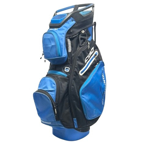 Vist Large View of Product Image Which is Used Sun Mountain C130 Mens Cart Bag White/Black/Royal