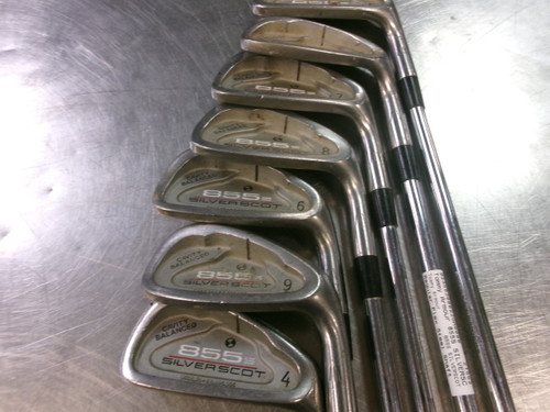 Vist Large View of Product Image Which is Used Tommy Armour 855S SILVERSCOT Mens Iron Set RH 4I-PW