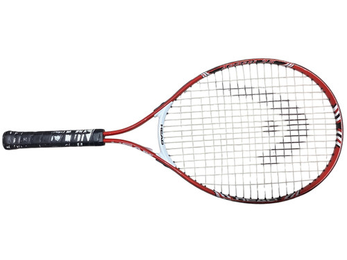 Vist Large View of Product Image Which is Used Head AGASSI Junior Tennis Racquet Red 25"