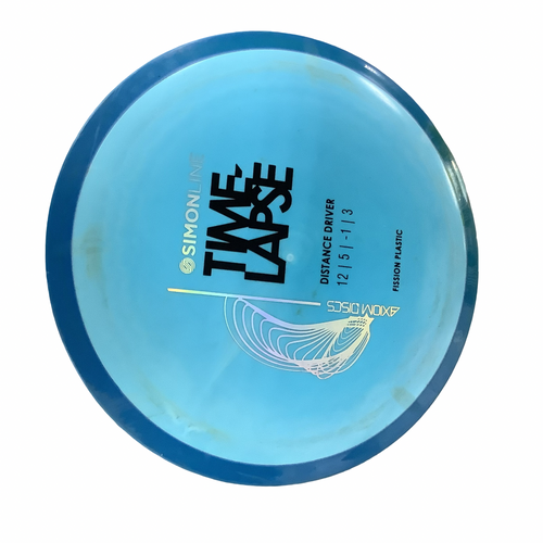 Vist Large View of Product Image Which is Used Axiom TIME LAPSE Disc Golf Driver Royal Blue