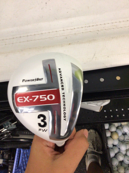 Vist Large View of Product Image Which is Used Powerbilt EX 750 Mens Fairway Wood RH 3 Wood