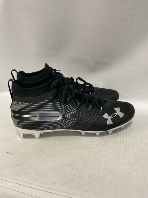 Vist Large View of Product Image Which is Used Under Armour Adult FB Cleats Black Senior 12