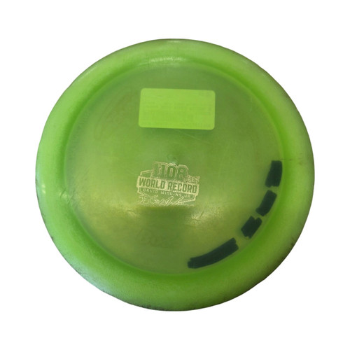 Vist Large View of Product Image Which is Used Innova BOSS WORLD RECORD DRIVER Disc Golf Driver Neon Green