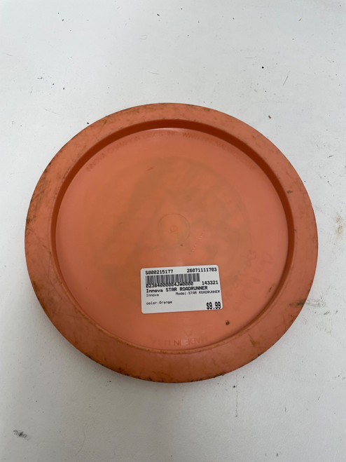 Vist Large View of Product Image Which is Used Innova STAR ROADRUNNER Disc Golf Driver Orange
