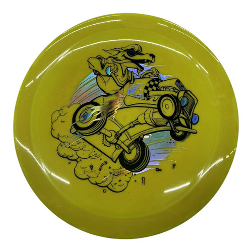Vist Large View of Product Image Which is NEW Streamline NEUTRON JET ROCKABOGEY Disc Golf Driver Yellow 173g