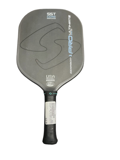 Vist Large View of Product Image Which is Used Gearbox PRO ULTIMATE HYPER 8.0 Pickleball Racquet Black
