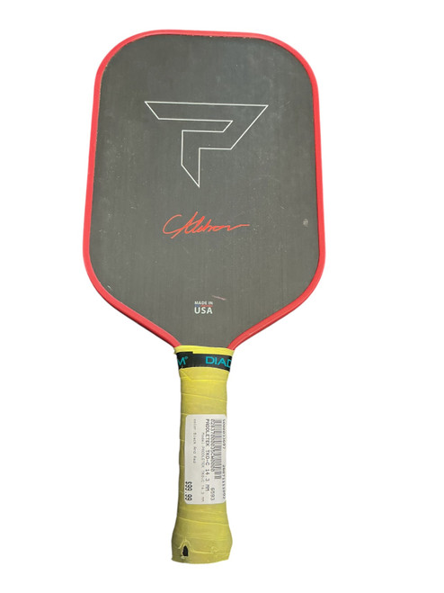 Vist Large View of Product Image Which is Used PADDLETEK TKO-C 14.3 MM Pickleball Racquet Black And Red