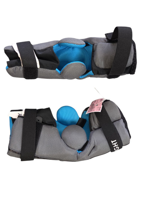 Vist Large View of Product Image Which is Used Nike VAPOR LT Lacrosse Arm Pads/Guards Grey LG
