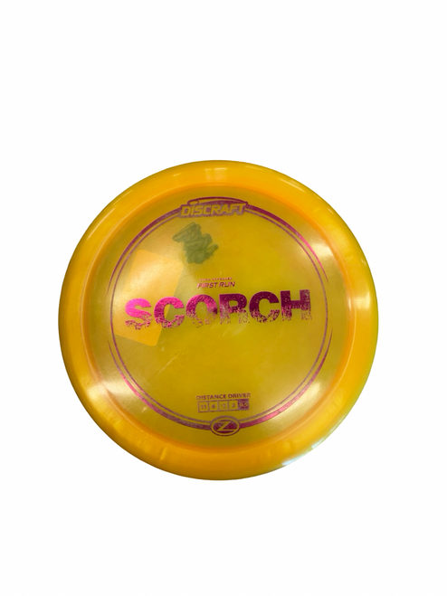 Vist Large View of Product Image Which is Used Discraft SCORCH Disc Golf Driver Gold