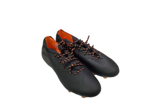 Vist Large View of Product Image Which is Used Adidas Soccer Cleats Black And Orange Senior 9.5