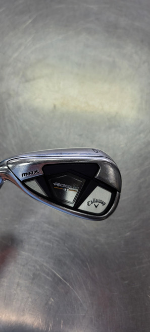 Vist Large View of Product Image Which is Used Callaway ROGUE ST MAX REG FLEX Mens Individual Iron LH 9 Iron