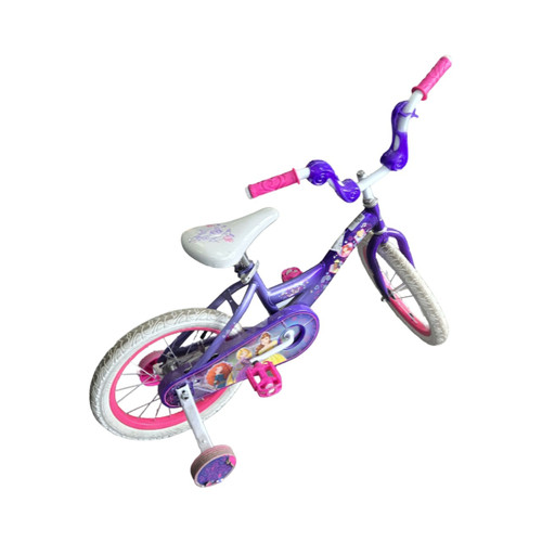 Vist Large View of Product Image Which is Used Huffy DISNEY PRINCESS 16IN BIKE Comfort Bike Girls Purple 16"