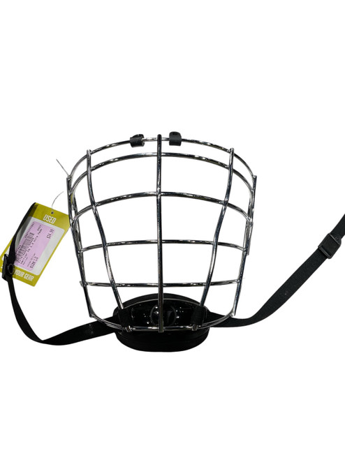 Vist Large View of Product Image Which is Used Warrior Hockey Wire Mask Silver LG