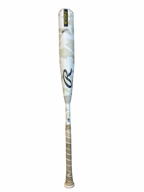Vist Large View of Product Image Which is Used Rawlings ICON CARBON BB/SB USSSA 2 3/4 Bat 30"