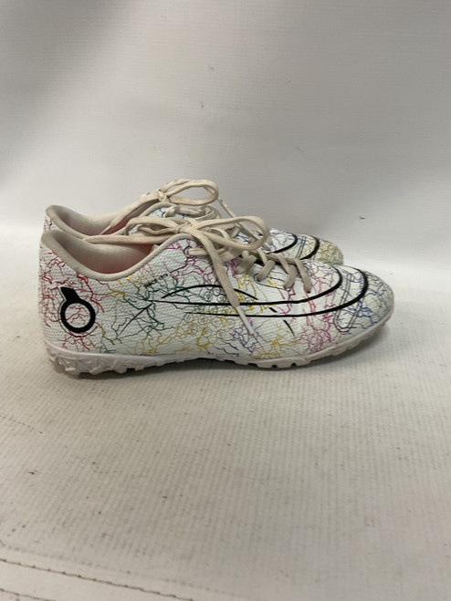 Vist Large View of Product Image Which is Used Soccer Turf Shoes White Senior 7.5