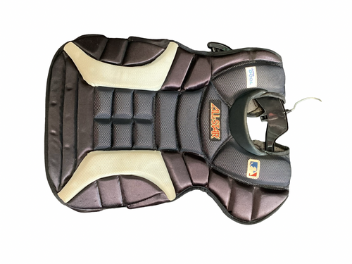 Vist Large View of Product Image Which is Used All-Star CP28PRO Catchers Chest Protector Black Adult