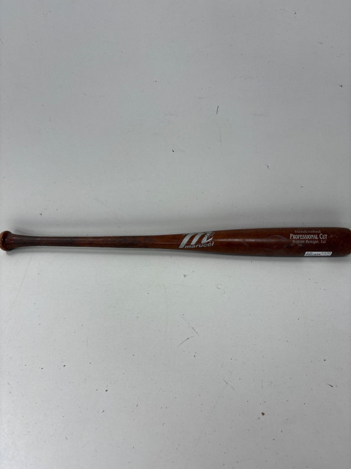 Vist Large View of Product Image Which is Used Marucci PROFESSIONAL CUT TORPEDO BB/SB Wood Bat Brown 33" (new= $120)