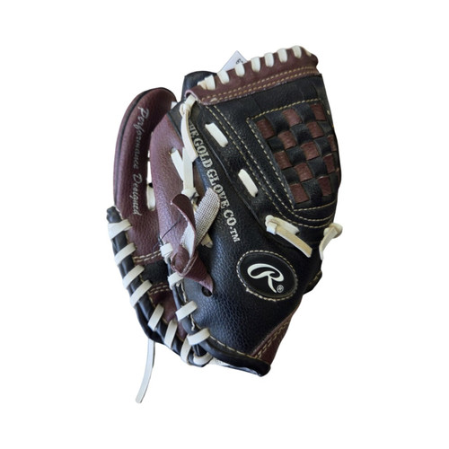 Vist Large View of Product Image Which is Used Rawlings PLAYER SERIES GLOVE LHT BB/SB Glove LH Throw Black 9"