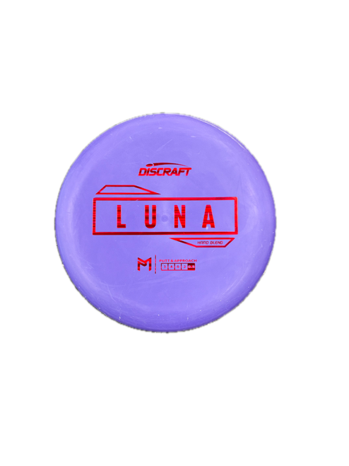 Vist Large View of Product Image Which is Used Discraft LUNA Disc Golf Putter Purple