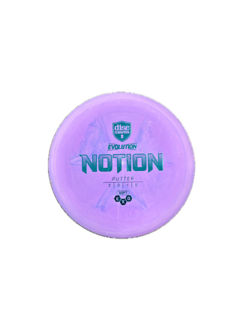 Vist Large View of Product Image Which is Used Discmania EVOLUTION NOTION Disc Golf Putter Pink