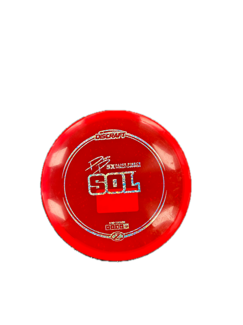 Vist Large View of Product Image Which is Used Discraft SOL Disc Golf Mid Range Red