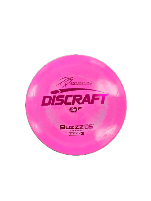 Vist Large View of Product Image Which is Used Discraft BUZZZ OS Disc Golf Mid Range Red