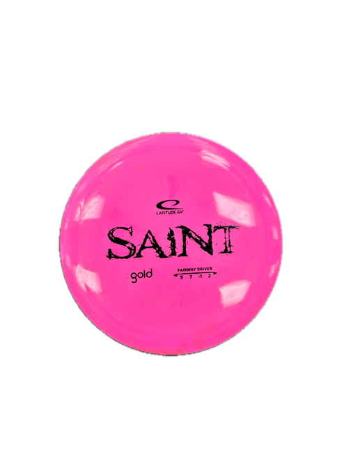Vist Large View of Product Image Which is Used Latitude 64 SAINT Disc Golf Driver Pink