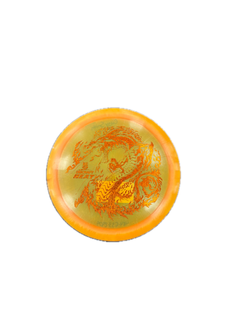 Vist Large View of Product Image Which is Used Discraft HEAT Disc Golf Driver Gold