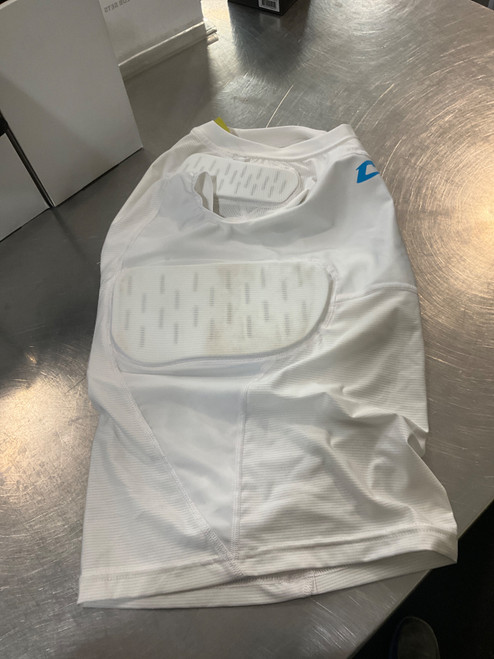 Vist Large View of Product Image Which is Used Champro PADDED SHIRT FB Top Youth White LG