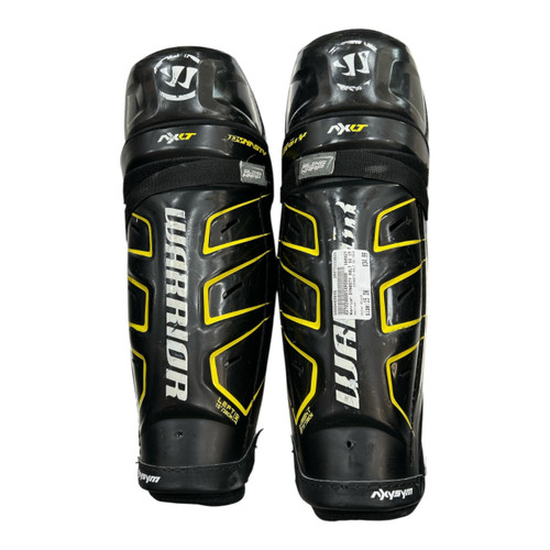 Vist Large View of Product Image Which is Used Warrior DYNASTY AXLT SG 15IN Senior Shin Guards Black 15"