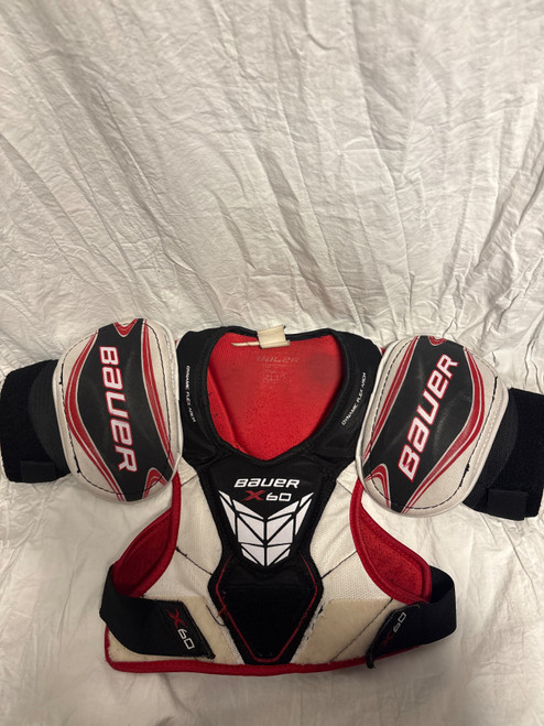Vist Large View of Product Image Which is Used Bauer X60 Junior Shoulder Pads LG