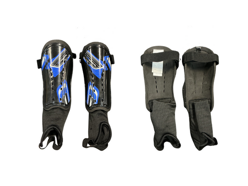 Vist Large View of Product Image Which is Used MATRIX Soccer Shin Guards Junior Black MD