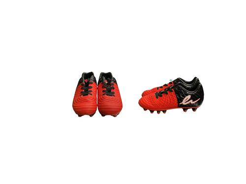 Vist Large View of Product Image Which is Used Soccer Cleats Orange Junior 01