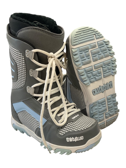 Vist Large View of Product Image Which is Used ThirtyTwo PRION Womens Snowboard Boots Grey Senior 9