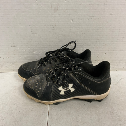 Vist Large View of Product Image Which is Used Under Armour BB/SB Cleats Black Junior 02.5