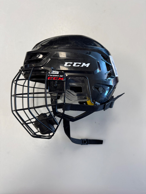 Vist Large View of Product Image Which is Used CCM 210 Helmet Cage Combo Black MD